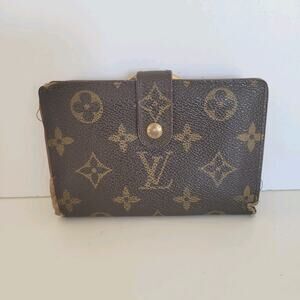 LOUIS VUITTON Portefeuille Viennois Bifold Wallet Monogram Brown Medium Retro